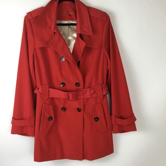 Red Womens Trench Rain Coat | Poshmark